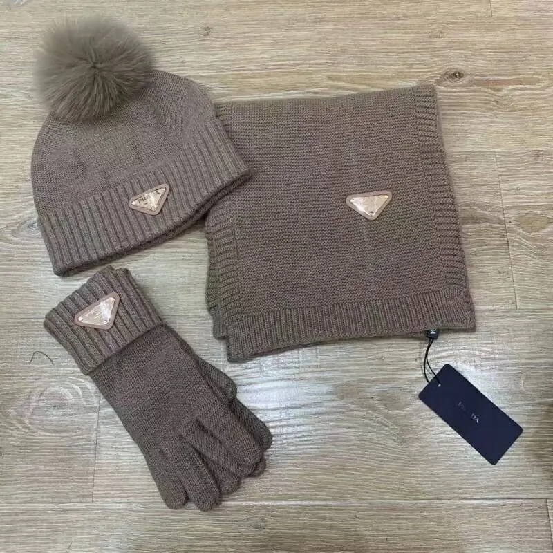 prada hat and echapres and glove set s_1265222